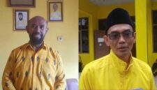 Ketua DPD Partai Golkar Kabupaten Ciamis, Trian Slamet Triyana dan Wakil Ketua Bidang Pemberdayaan Masyarakat DPD Golkar Ciamis, Mohamad Ijudin.

