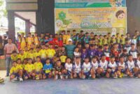 Ponpes Miftahul Ridwan menggelar turnamen bola voli tingkat SD/MI.
