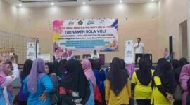 Turnamen bola voli antar guru RA se-Kabupaten Ciamis.