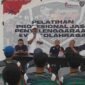 Pelatihan profesional bagi para pekerja jasa penyelenggara event olahraga.
