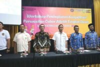 Workshop peningkatan kompetensi perwasitan.