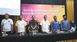 Workshop peningkatan kompetensi perwasitan.
