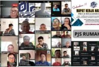 Rakernas yang dilaksanakan secara hybrid, luring dan daring, tersebut dibuka oleh Ketua Umum DPP PJS Mahmud Marhaba.