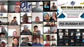 Rakernas yang dilaksanakan secara hybrid, luring dan daring, tersebut dibuka oleh Ketua Umum DPP PJS Mahmud Marhaba.