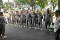 Satpol PP Ciamis tengah melakukan persiapan penertiban.