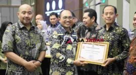 Kepala Kantor Pertanahan Kabupaten Ciamis, Agung Murdhianto, ST, (Ketiga dari kiri).