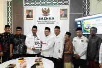 Studi tiru BAZNAS Kabupaten Kendal Provinsi Jawa Tengah beserta perwakilan pemerintah daerahnya ke BAZNAS Ciamis.