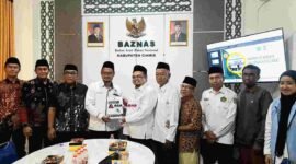 Studi tiru BAZNAS Kabupaten Kendal Provinsi Jawa Tengah beserta perwakilan pemerintah daerahnya ke BAZNAS Ciamis.