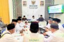 Rapat koordinasi (rakor) bersama Unit Pengumpul Zakat (UPZ) kecamatan se-Kabupaten Ciamis di Aula Kantor BAZNAS Ciamis, Kamis (12/2/2026). 
