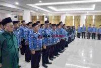 Pengambilan sumpah jabatan dilaksanakan di Aula Kantor Kemenag Ciamis, Rabu (11/2/2026).