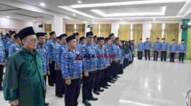 Pengambilan sumpah jabatan dilaksanakan di Aula Kantor Kemenag Ciamis, Rabu (11/2/2026).