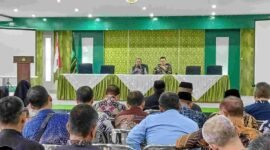 Rakoor tingkat madrasah se-Kabupaten Ciamis di Aula Kantor Kemenag Ciamis, Rabu (4/3/2026).