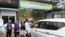 Pintu masuk wisata gunung galunggung.