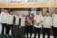 Pelepasan calon jamaah haji Kota Tasikmalaya digelar secara seremonial.