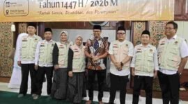 Pelepasan calon jamaah haji Kota Tasikmalaya digelar secara seremonial.