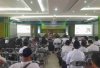 Pelatihan literasi keuangan oleh OJK kepada Penyuluh Agama Islam di Kemenag Ciamis, Selasa (7/4).