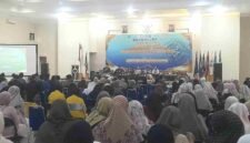 Agenda dialog pada acara Syawalan Muhammadiyah di Auditorium Stikes Muhammadiyah Ciamis. (Foto: TN)