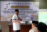 Sosialisasi ASUH di Ponpes Miftahul Ridwan Maparah, Panjalu, Ciamis.