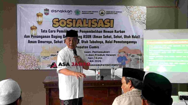 Sosialisasi ASUH di Ponpes Miftahul Ridwan Maparah, Panjalu, Ciamis.