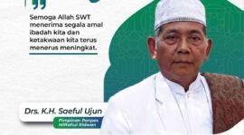 Pimpinan Ponpes Miftahul Ridwan, Drs. KH. Saeful Ujun.