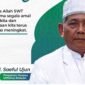 Pimpinan Ponpes Miftahul Ridwan, Drs. KH. Saeful Ujun.