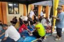 Penyembelihan hewan kurban di Halaman Kantor Kemenag Ciamis, Jumat (29/5/2026).