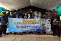 Kampanye garakan minum susu di MTsN 3 Kota Tasik.