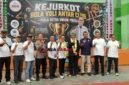 Kejuaraan Kota (Kejurkot) Bola Voli Antar Klub Piala Ketua Umum PBVSI Kota Tasikmalaya yang berlangsung di GOR Sukapura Dadaha, Sabtu (20/6/2026).