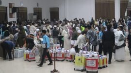 Kepulangan jemaah haji Ciamis.