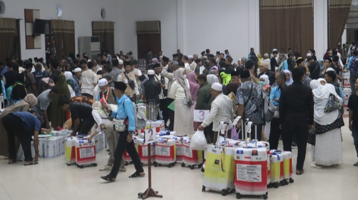 Kepulangan jemaah haji Ciamis.