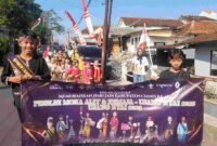 Pinilih Moka Alit dan Remaja serta Ujang Nyai Kabupaten Ciamis turut memeriahkan peringatan Hari Jadi Kabupaten Ciamis ke-384.