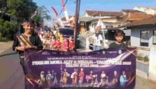 Pinilih Moka Alit dan Remaja serta Ujang Nyai Kabupaten Ciamis turut memeriahkan peringatan Hari Jadi Kabupaten Ciamis ke-384.