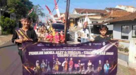 Pinilih Moka Alit dan Remaja serta Ujang Nyai Kabupaten Ciamis turut memeriahkan peringatan Hari Jadi Kabupaten Ciamis ke-384.