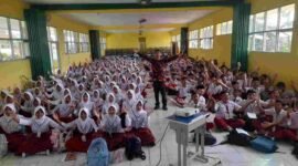 Masa Taaruf Murid Madrasah (MATAMUDA) di MTsN 1 Ciamis dikemas secara aman, nyaman dan menyenangkan bagi peserta didik baru.