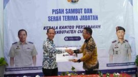 Pisah sambut Kepala Kantor Pertanahan Kabupaten Ciamis.