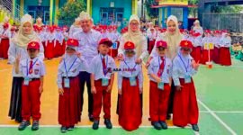 Hari pertama kegiatan MPLS di SDN 7 Ciamis.