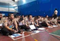 Ratusan peserta didik baru mengikuti kegiatan MPLS di SMAN 2 Ciamis.