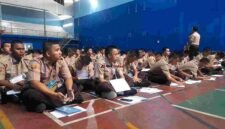 Ratusan peserta didik baru mengikuti kegiatan MPLS di SMAN 2 Ciamis.