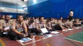 Ratusan peserta didik baru mengikuti kegiatan MPLS di SMAN 2 Ciamis.