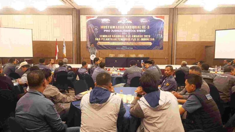Musyawarah Nasional (Munas) III Pro Jurnalisme Siber (PJS).
