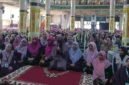 Umma Ilmia Amalia, S.Pd., M.Pd., CH., CHT., CPHT., CNLP, mengisi kajian muhasabah di Masjid Agung Ciamis.