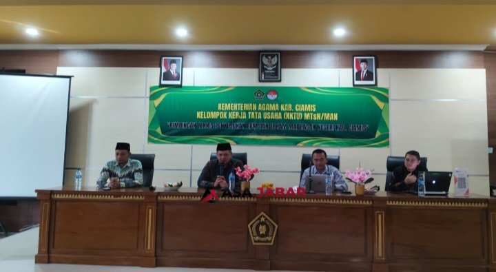 Bimtek EDM dan ERKAM KKTU Kabupaten Ciamis yang berlangsung di MAN 1, Kamis (20/8/2026).