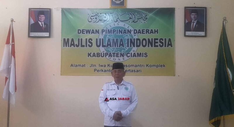 Ketua MUI Kabupaten Ciamis, Drs. KH. Saeful Ujun.