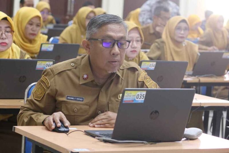 Dokumentasi kegiatan penilaian kompetensi dan potensi ASN batch I. (doc, bkpsdm).