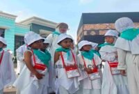 Peragaan manasik haji diikuti 10.000 anak RA 