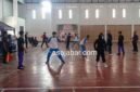 Para peserta tampak antusias mengikuti pertandingan hadangan pada ajang Invitasi Olahraga Tradisional yang diselenggarakan oleh PPG Penjas FKIP Universitas Galuh.