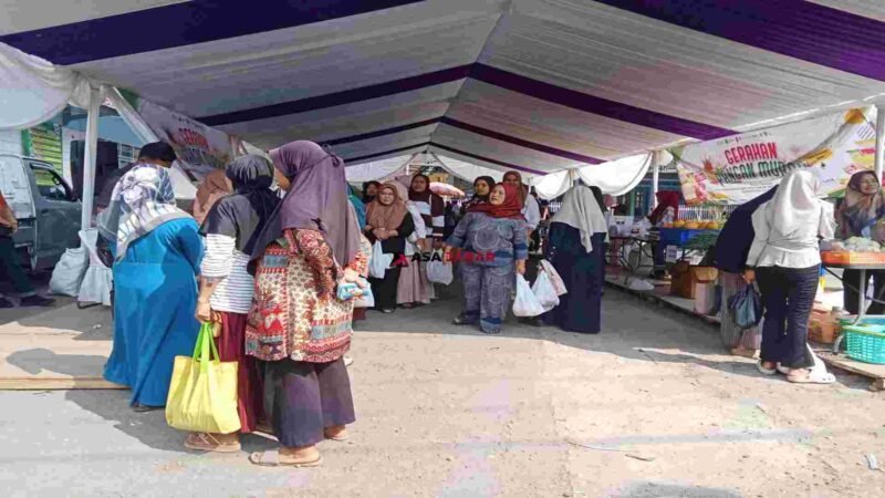 Gerakan Pangan Murah di Desa Baregbeg Ciamis.