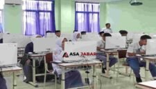 Sejumlah peserta tengah mengikuti lomba OMI tingkat Kabupaten Ciamis.