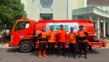 BAZNAS Ciamis salurkan air bersih bekerjasama dengan PDAM Ciamis.
