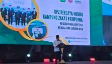 Wakil Ketua I BAZNAS Kabupaten Ciamis, Dr. Wasdi, M.Si., yang mewakili Ketua BAZNAS Kabupaten Ciamis.